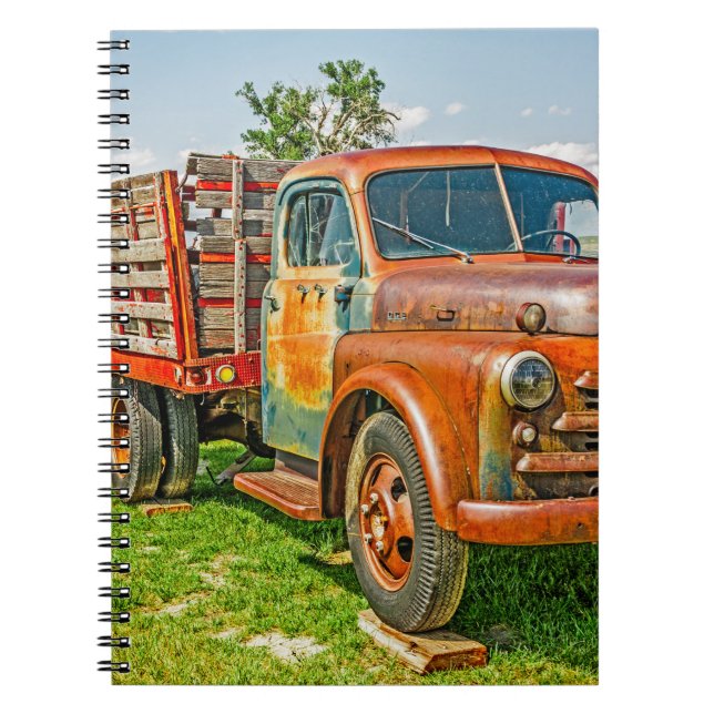 Old Dually - Truck - Rusty Notebook (Front)