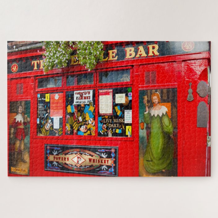 Old Dublin Pubs. Ireland Jigsaw Puzzle