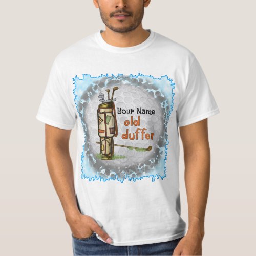 Old Duffer Golf custom name T_Shirt