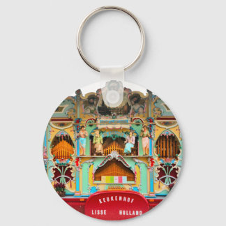 Old Dutch barrel organ Keychain