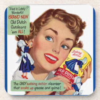 Old Dutch Cleanser lady Coaster