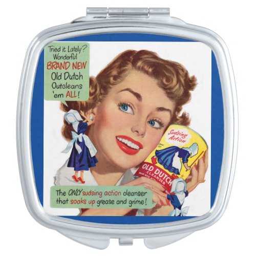 Old Dutch Cleanser lady Compact Mirror