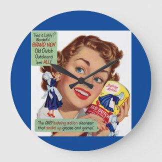 Old Dutch Cleanser lady Large Clock