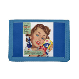 Old Dutch Cleanser lady Trifold Wallet