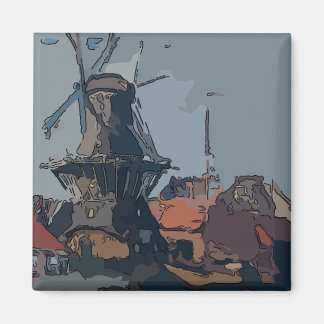 Old Dutch Windmill Magnet