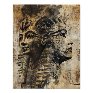 Old Egypt Pharaoh Dream  Poster