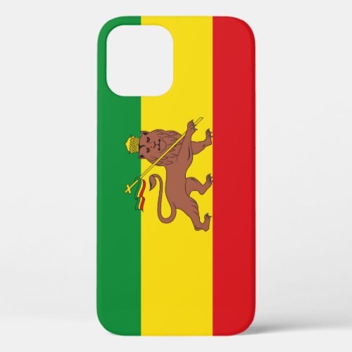 Old Ehtiopian flag iPhone 12 Case