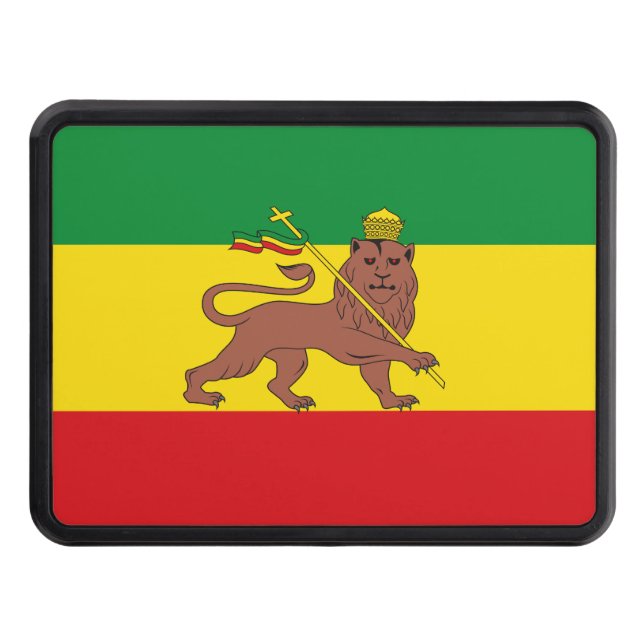 Old Ehtiopian flag Hitch Cover (Front)