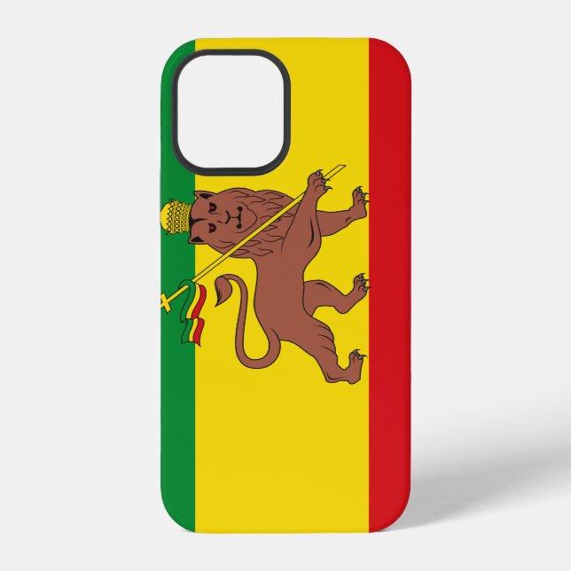 Old Ehtiopian flag Iphone Case (Back)