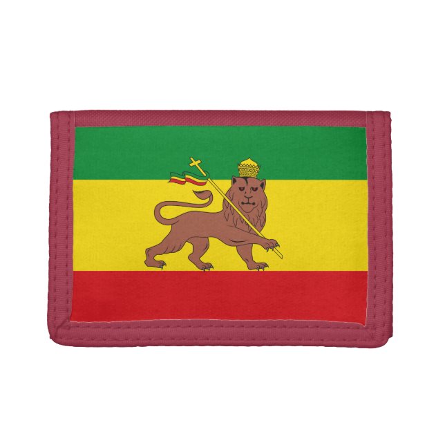 Old Ehtiopian flag Trifold Wallet (Front)
