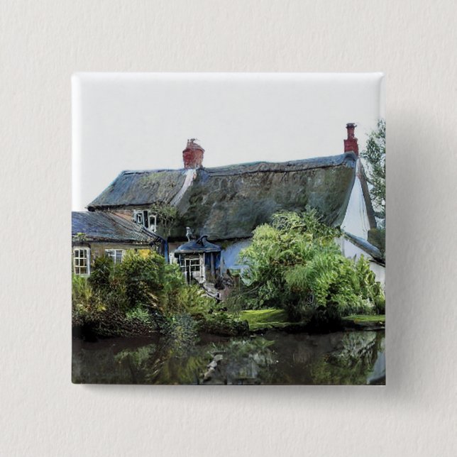 OLD ENGLAND COTTAGE BUTTON (Front)