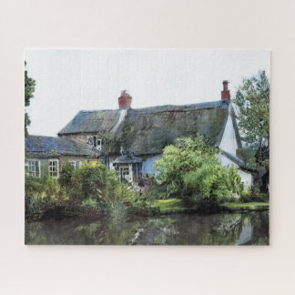 OLD ENGLAND COTTAGE JIGSAW PUZZLE