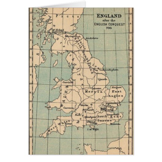 Old England Map Cards (Front)