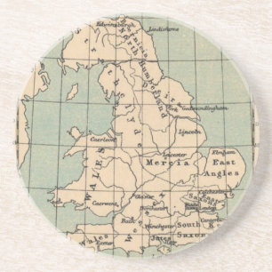 Old England Map Coaster
