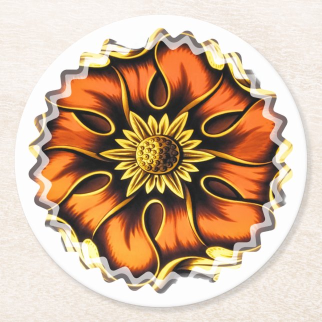 OLD ENGLAND ROUND PAPER COASTER (Front)