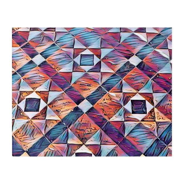 OLD ENGLAND TILED FLOOR ACRYLIC PRINT (Front)