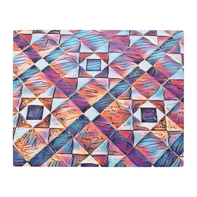 OLD ENGLAND TILED FLOOR METAL PRINT (Front)