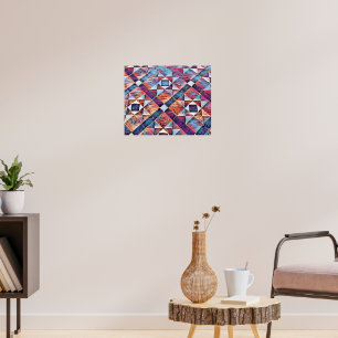 OLD ENGLAND TILED FLOOR POSTER