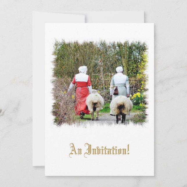 OLD ENGLAND UK INVITATION (Front)