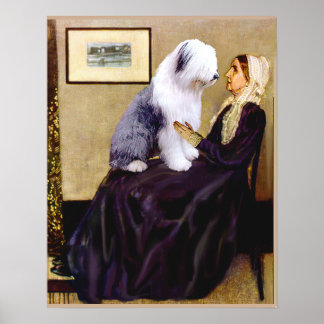 Old English 1 -  Whistlers Mother Poster