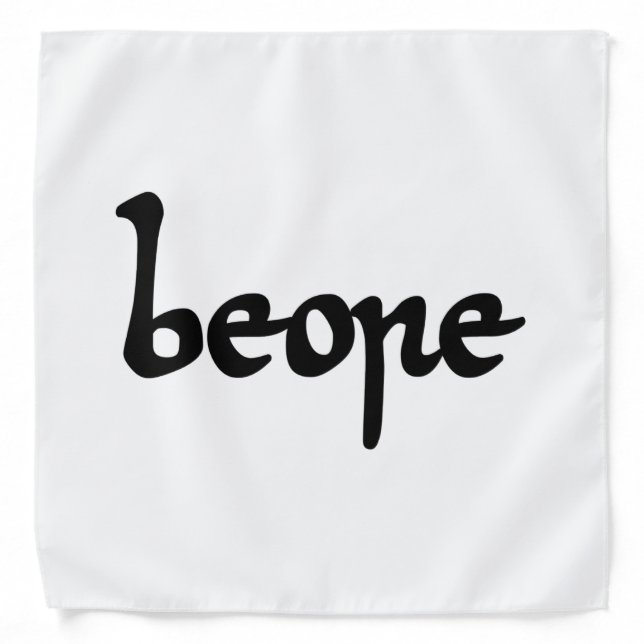 Old English Beer Bandana (Front)