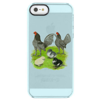 Old English Blue Game Family Clear iPhone SE/5/5s Case