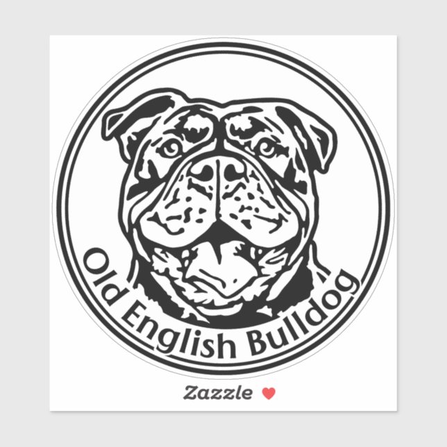 Old English Bulldog OEB Sticker (Sheet)