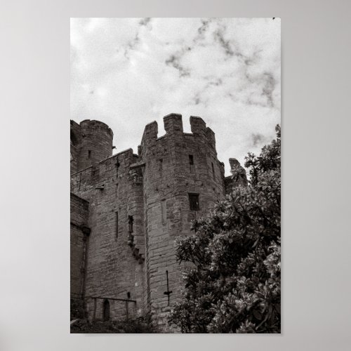 Old English Castle Poster
