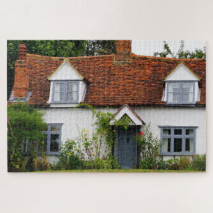 Old English Country House Rustic Building Jigsaw Puzzle