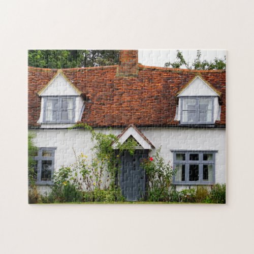 Old English Country House Rustic Building Jigsaw Puzzle