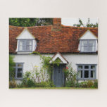 Old English Country House Rustic Building Jigsaw Puzzle<br><div class="desc">This stunning jigsaw puzzle features an old English countryside house with a wavy roof #english #stockingstuffers #gift #christmas</div>