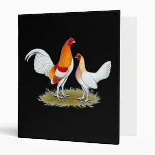 Old English Game Bantam:  Red Pyle Binder