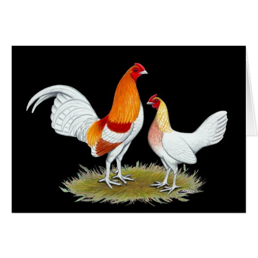 Old English Game Bantam: Red Pyle Cards (Front Horizontal)