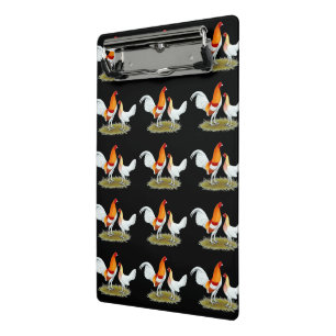 Old English Game Bantam:  Red Pyle Mini Clipboard