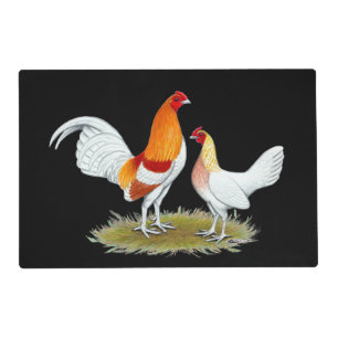 Old English Game Bantam: Red Pyle Placemat