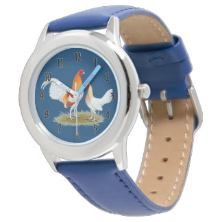 Old English Game Bantam:  Red Pyle Watch