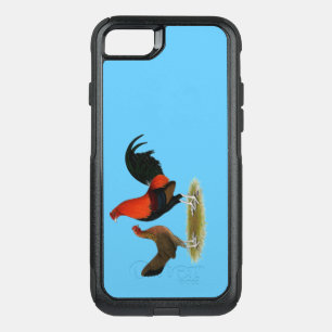 Old English Game Bantams: BB Red Pair OtterBox Commuter iPhone SE/8/7 Case