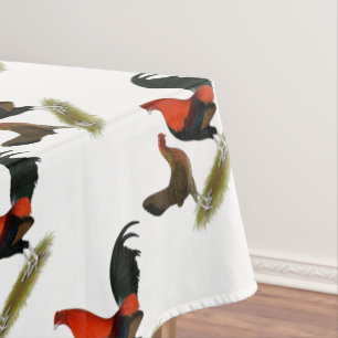 Old English Game Bantams: BB Red Pair Tablecloth