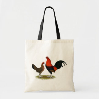 Old English Game Bantams: BB Red Pair Tote Bag