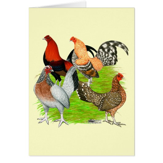 Old English Game Quartet Cards (Front)
