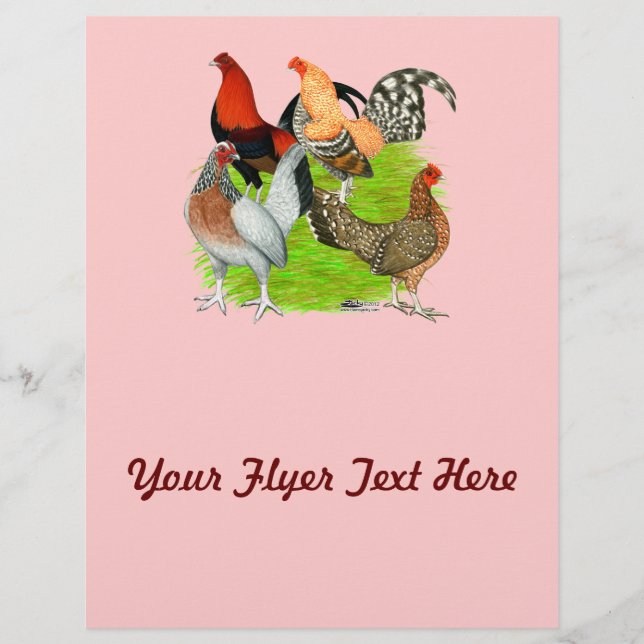 Old English Game Quartet Flyer (Front)