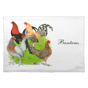 Old English Game Quartet Placemat