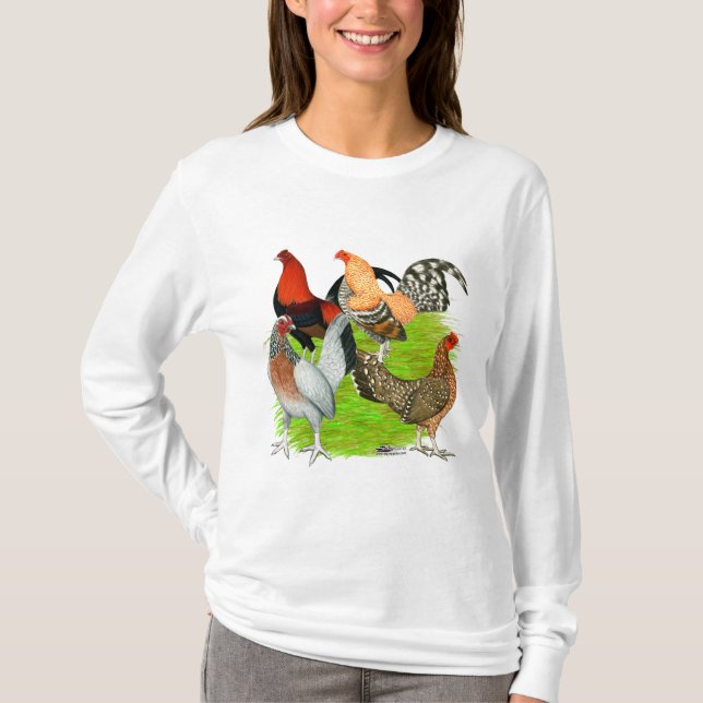 Old English Game Quartet T-Shirt (Front)