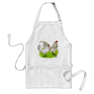 Old English Game Self Blue Adult Apron
