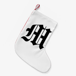 Letters Christmas Stockings | Zazzle