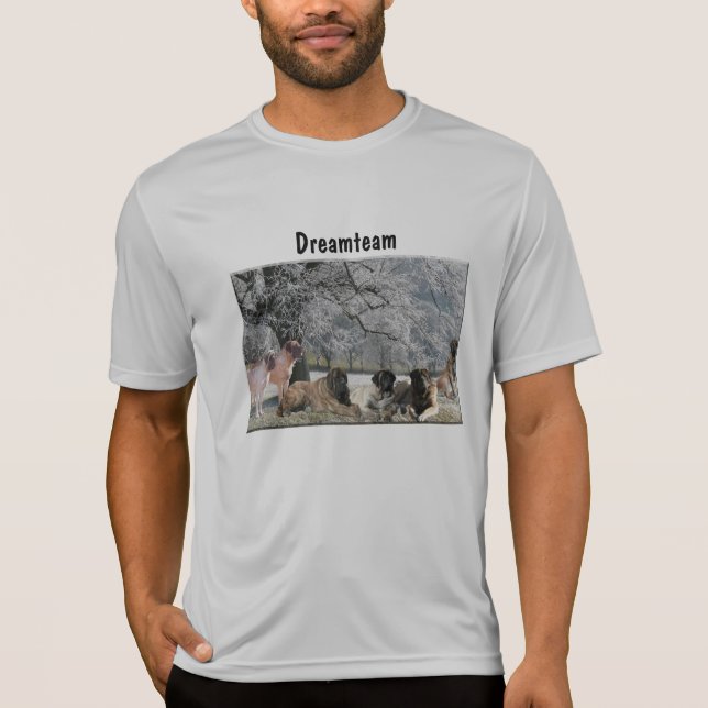 Old English Mastiff Dream Team T-Shirt (Front)