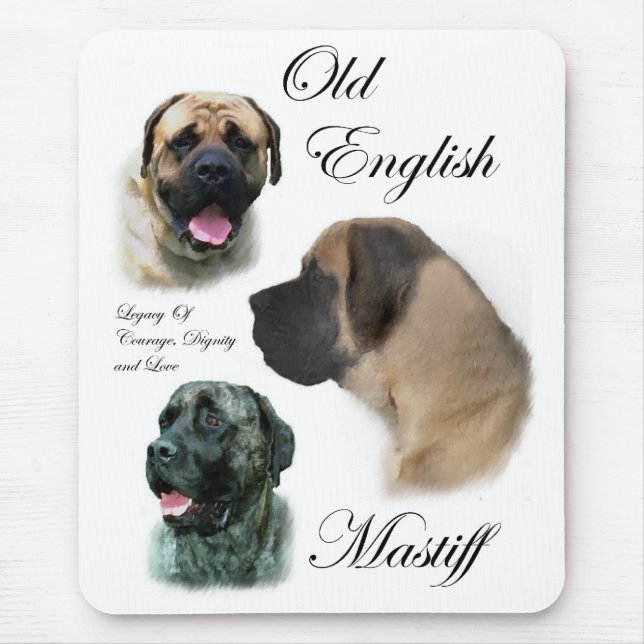 Old English Mastiff Gifts Mouse Pad (Front)