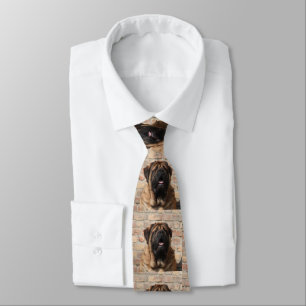Old english Mastiff Krawatte Neck Tie