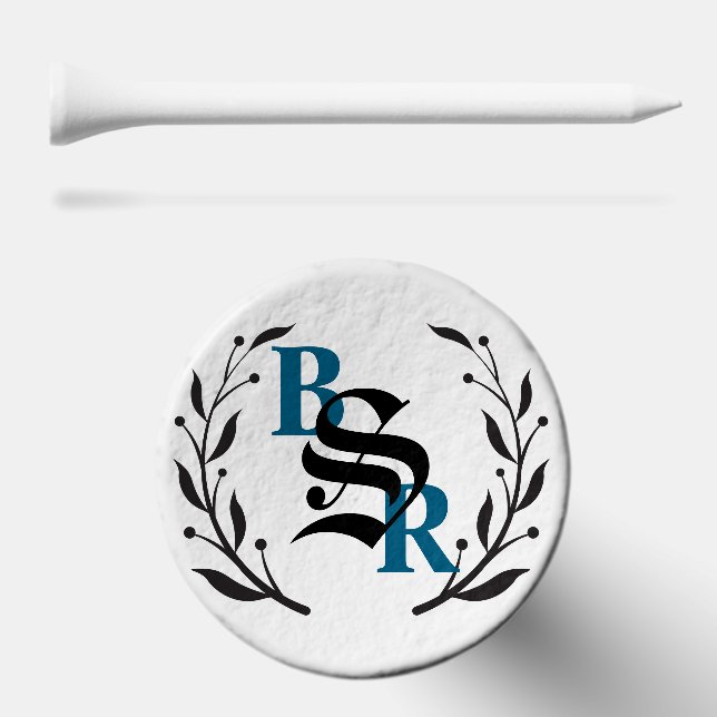 Old English Monogram Golf Tees (Combo (Horz))