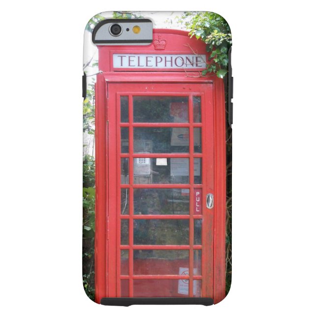 Old English Red Telephone Box Case-Mate iPhone Case (Back)